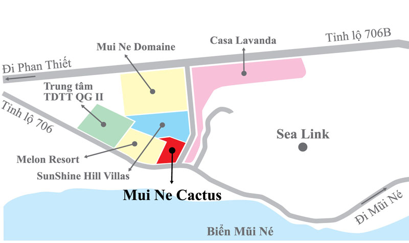 Vị trí của Mui Ne Cactus Resort | ảnh 1